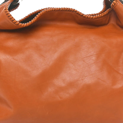 Gucci Calfskin Large Horsebit Chain Hobo Brown 8 of 10