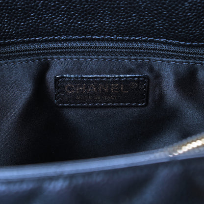 Chanel Caviar Quilted Grand Shopping Tote GST Black 7 of 9