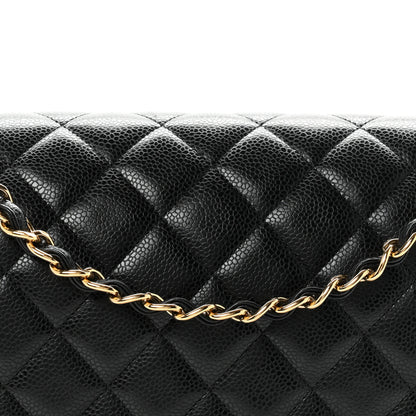 Chanel Caviar Quilted Maxi Double Flap Black 8 of 11