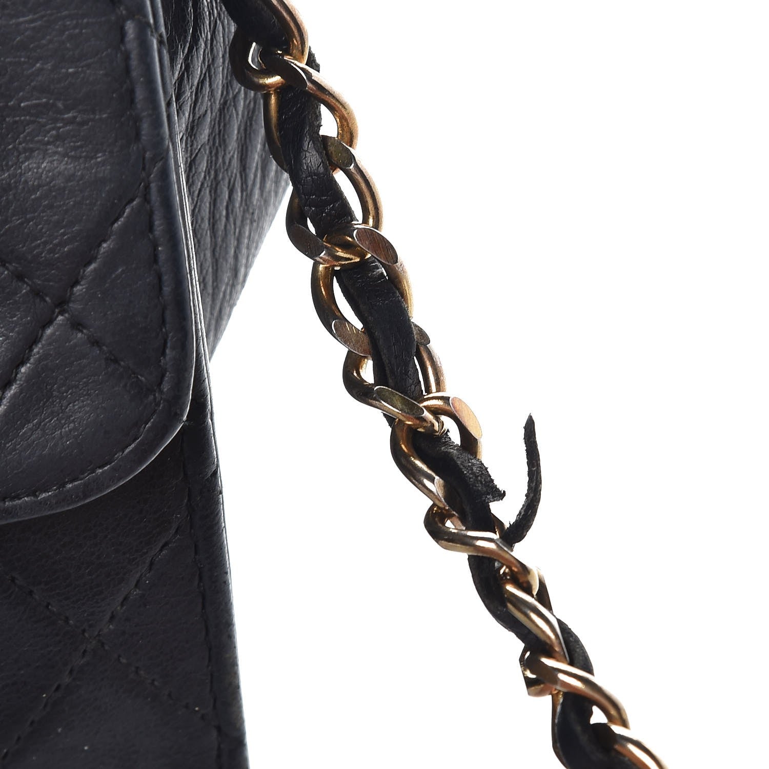 Chanel Lambskin Quilted Medium Single Flap Black 10 of 10