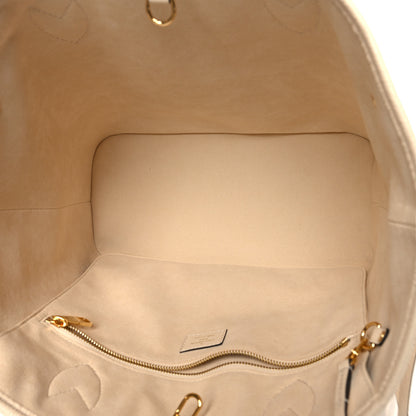 Louis Vuitton Empreinte Monogram Giant Neverfull MM Cream 6 of 11