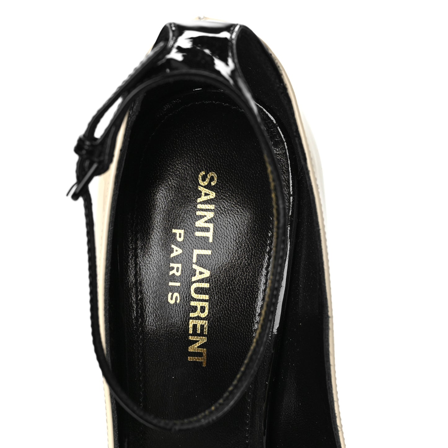 Patent Calfskin Zoe 85 Pumps 36.5 Coquille Black