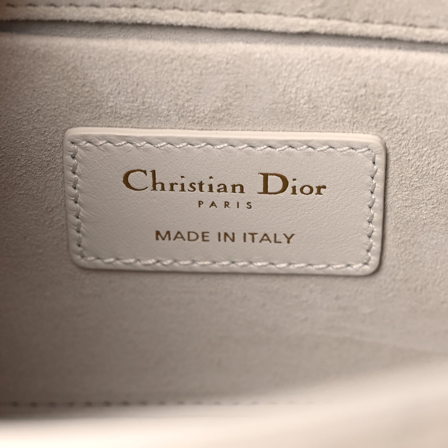 Christian Dior Calfskin Cannage Lady D-Joy White 6 of 16