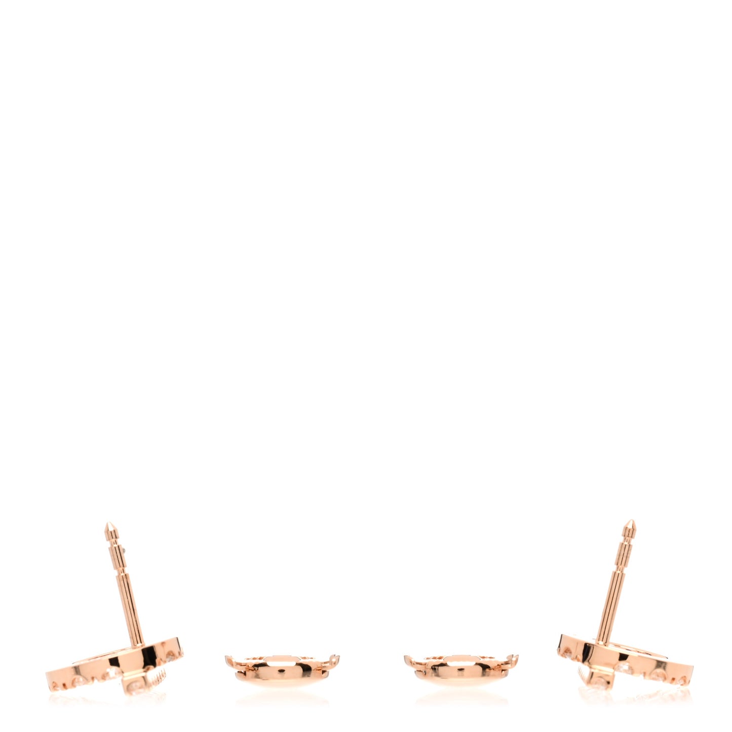 18K Rose Gold Diamond Finesse Earrings