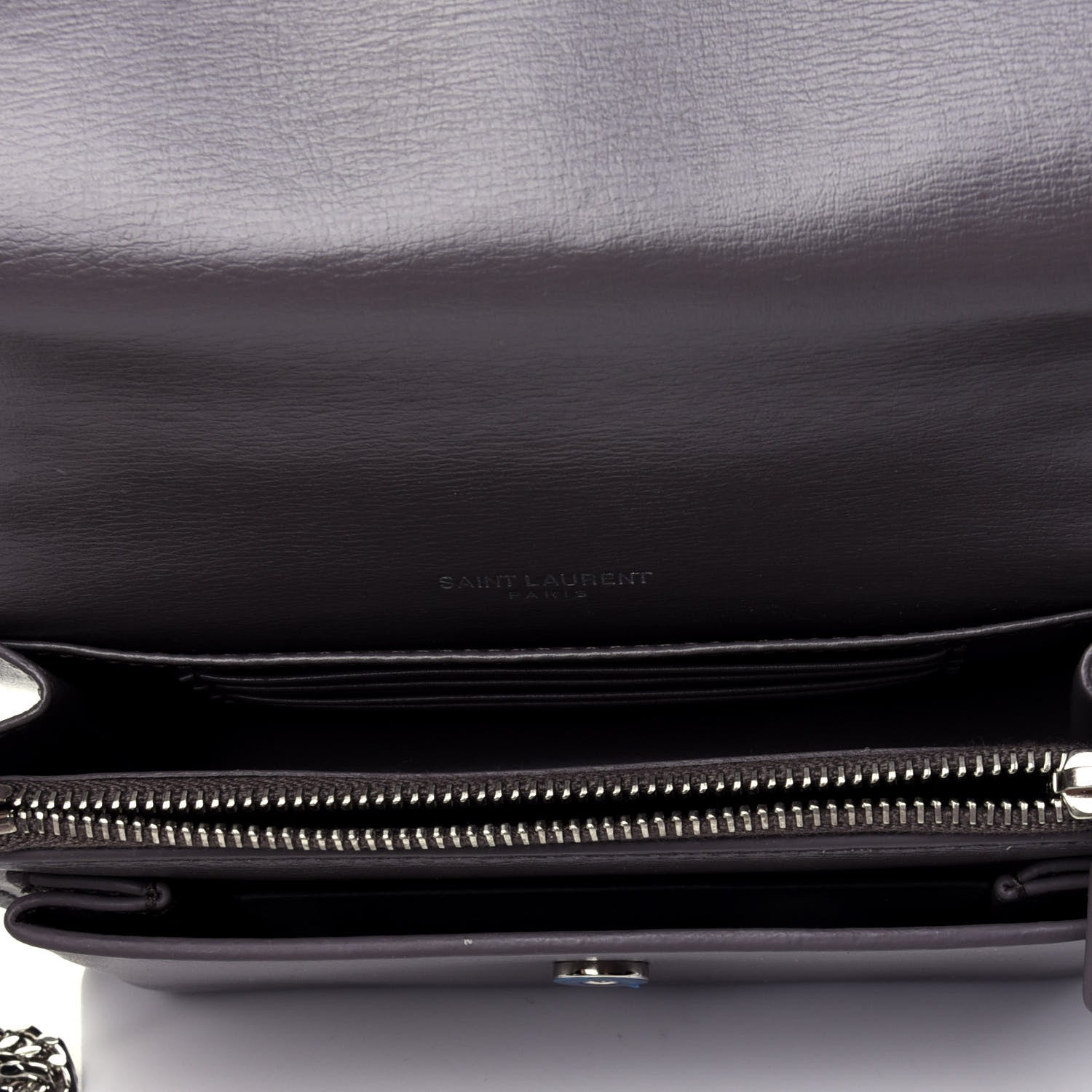 Saint Laurent Calfskin Monogram Sunset Chain Wallet Earth 4 of 4