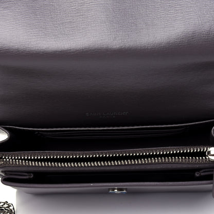 Saint Laurent Calfskin Monogram Sunset Chain Wallet Earth 4 of 4