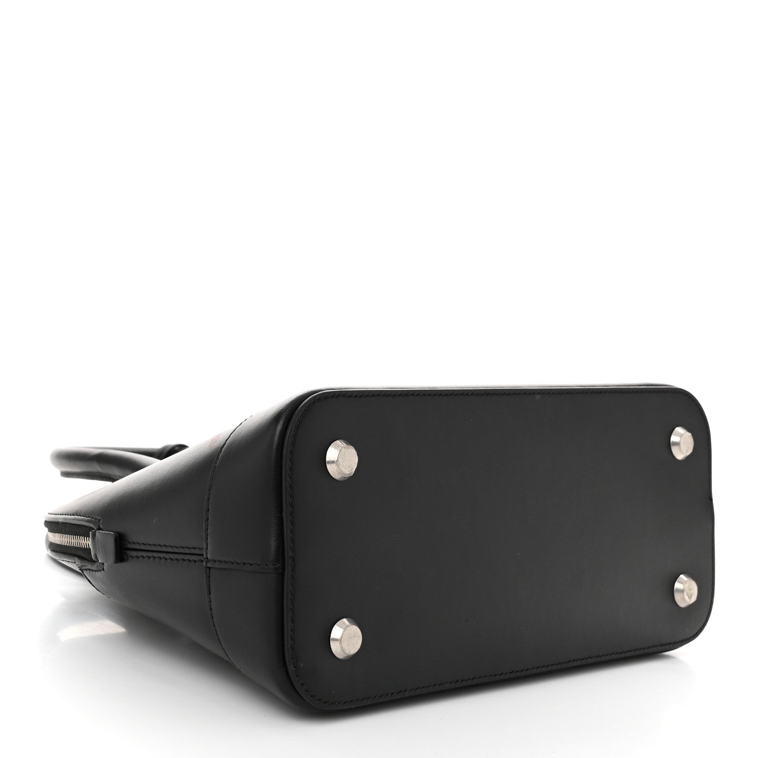Balenciaga Calfskin Lipstick Logo S Ville Top Handle Bag Black 4 of 10