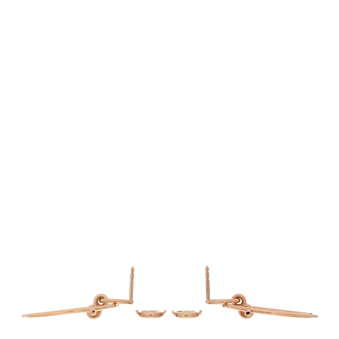 18K Rose Gold PM Loop Earrings