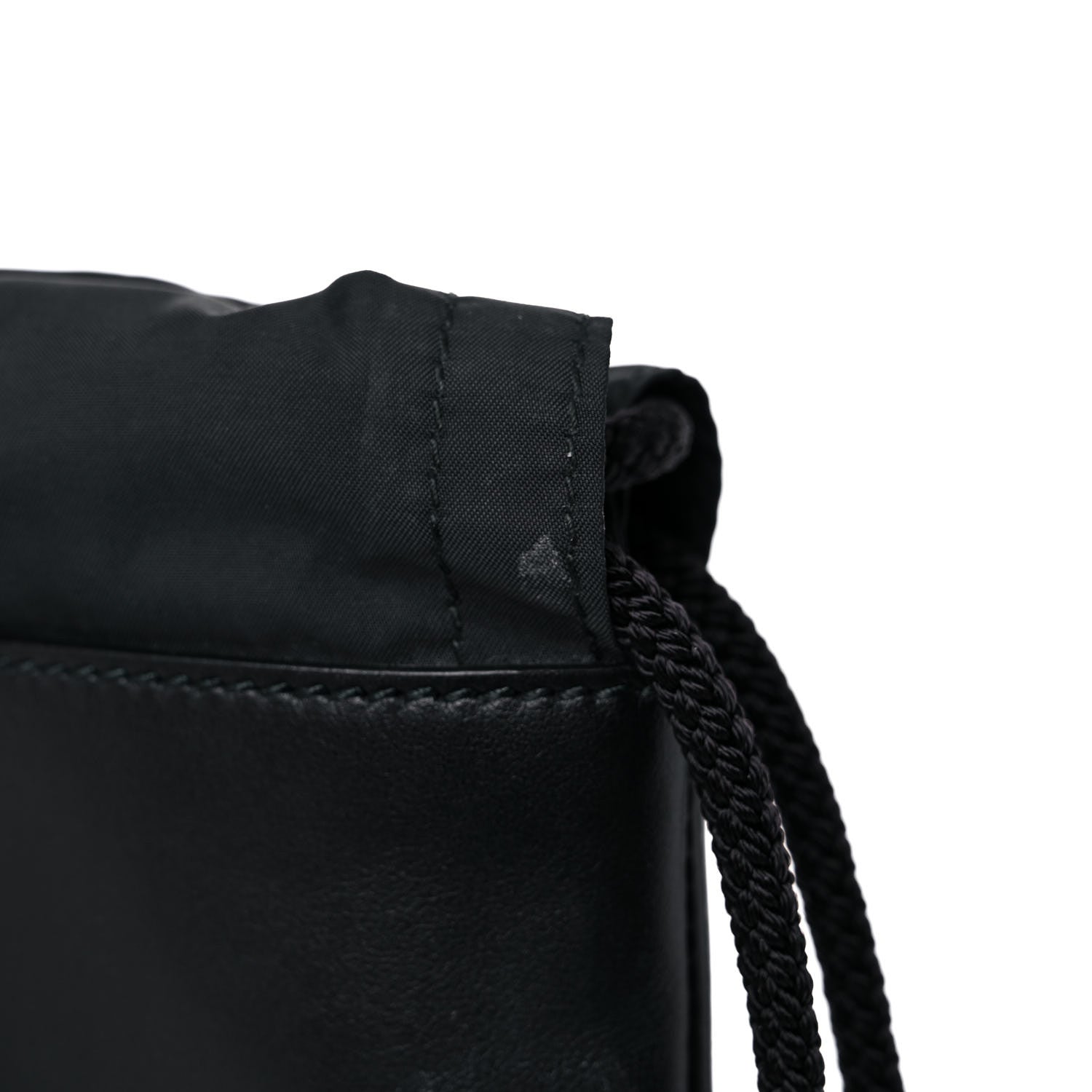 Gucci Calfskin Small GucciGhost Drawstring Backpack Black 14 of 16