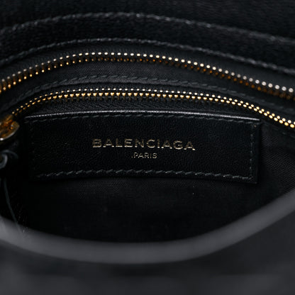 Balenciaga Chevre Gold Metallic Edge Hardware Mini City Black 5 of 16