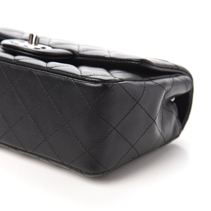 Chanel Lambskin Quilted Mini Rectangular Flap Black 7 of 11