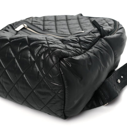 Chanel Nylon Quilted Coco Cocoon Backpack Black 10 of 10