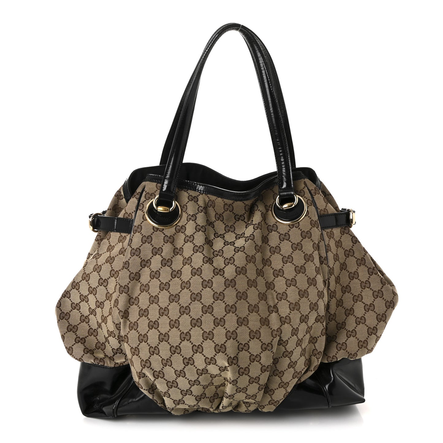 Monogram Large Full Moon Tote  Black