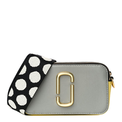 Marc Jacobs Saffino Small Snapshot Camera Bag Grey Yellow 1 of 8