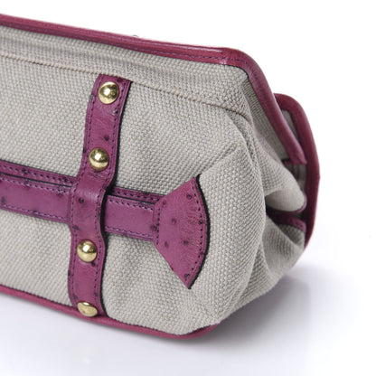 Louis Vuitton Toile Ostrich Trianon Sac Express GM Lilac 6 of 10