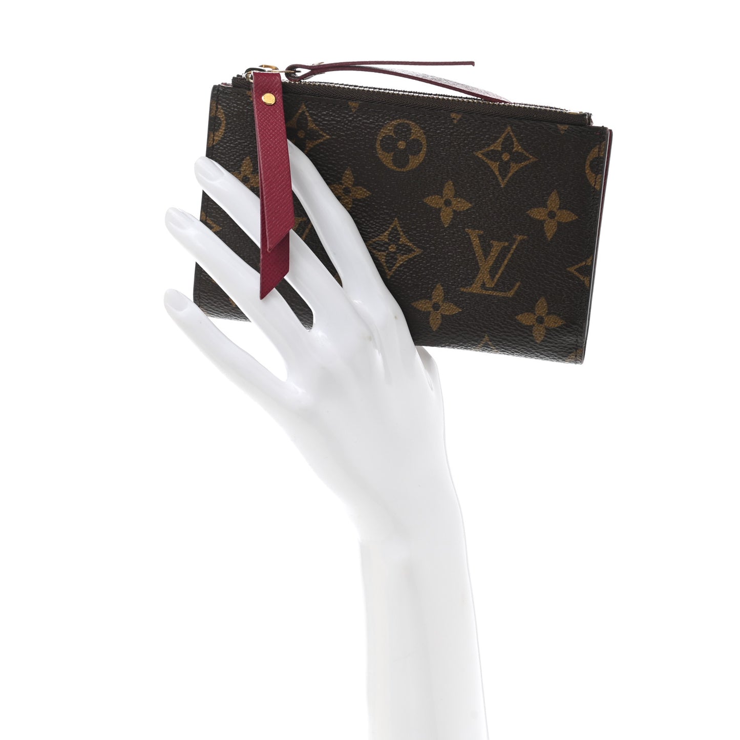 Monogram Adele Compact Wallet Fuchsia