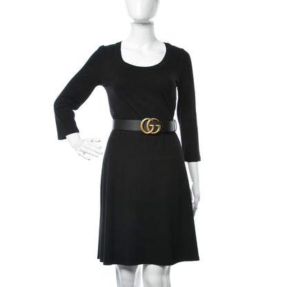 Gucci Calfskin Double G 40mm Belt 85 34 Black 2 of 7
