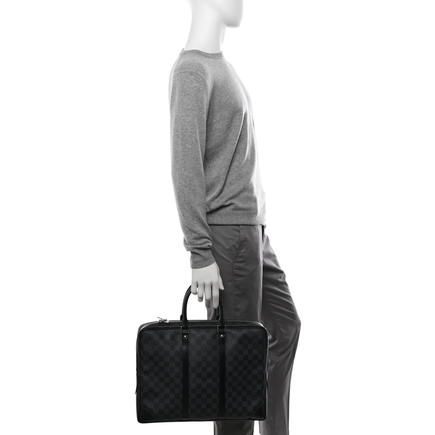 Louis Vuitton Damier Graphite Porte Documents Voyage PM 2 of 10
