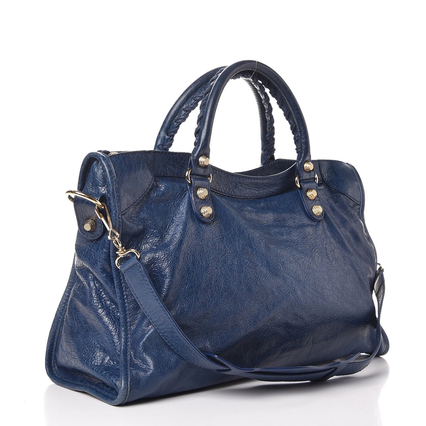 Agneau Giant 12 Gold Hardware City Bleu Mineral