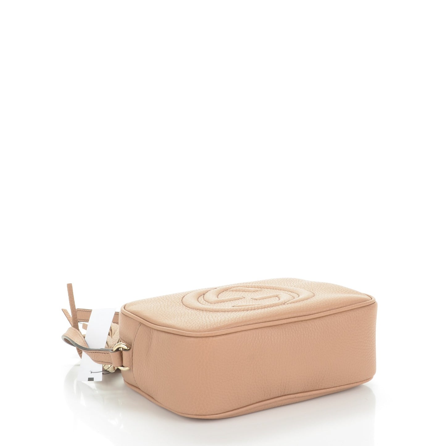 Pebbled Calfskin Small Soho Disco Bag Camelia