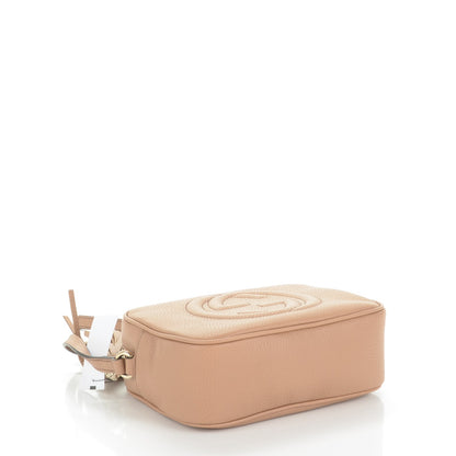 Gucci Pebbled Calfskin Small Soho Disco Bag Camelia 4 of 7