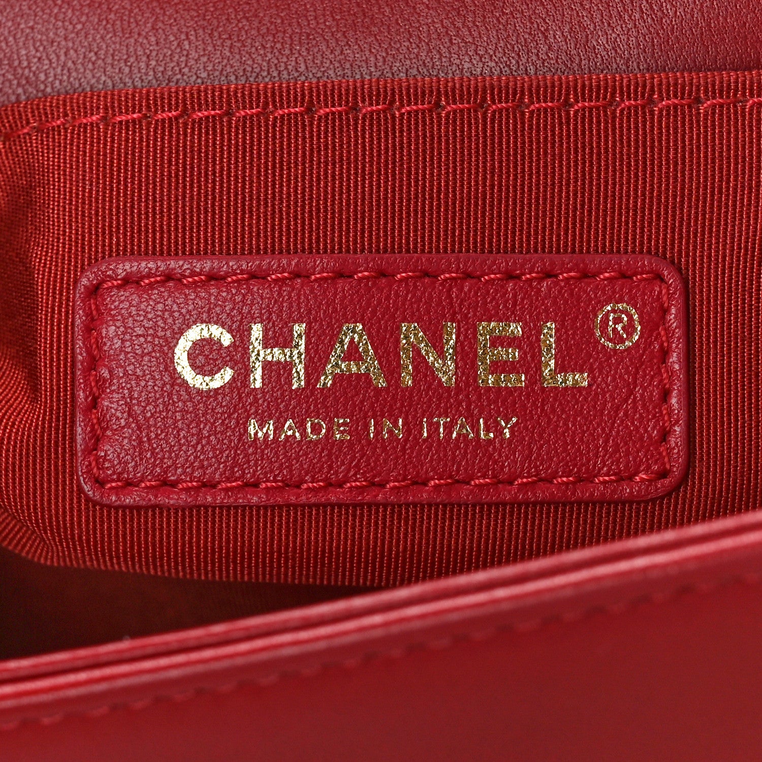 Chanel Lambskin Quilted Small Boy Flap Dark Red 6 of 10