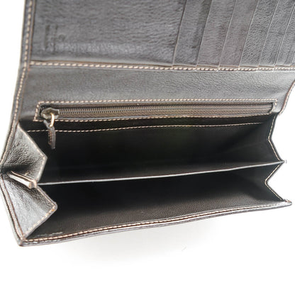 Gucci Guccissima Signature GG Pierce Continental Wallet Chocolate 7 of 7