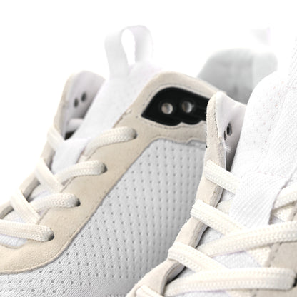 Hermes Technical Knit Suede Heros Sneakers 37.5 White 12 of 15