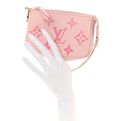 Louis Vuitton Empreinte Monogram Giant By The Pool Mini Pochette Accessories Bouton De Rose 2 of 7