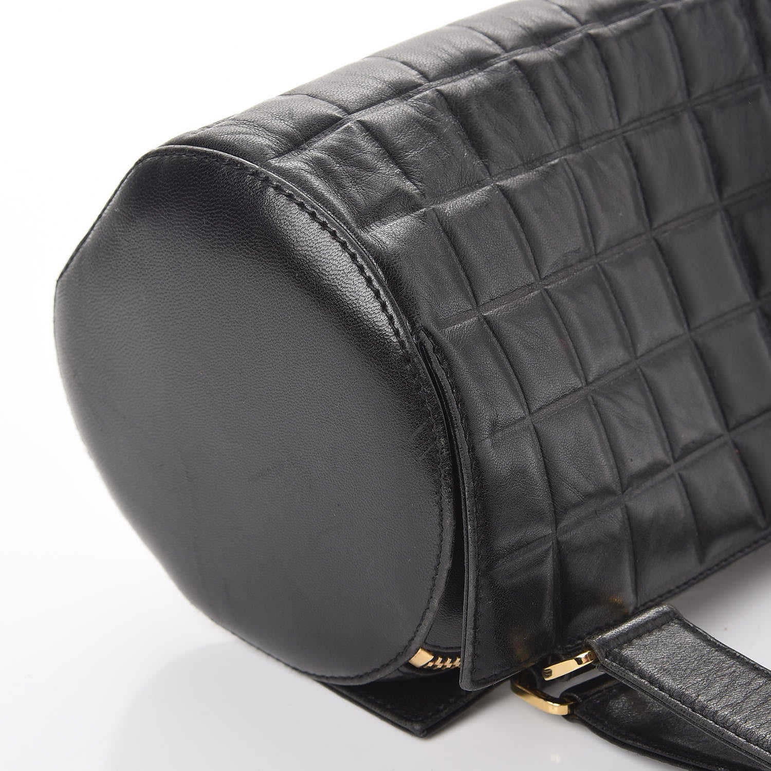 Chanel Lambskin Quilted CC Chocolate Bar Shoulder Bag Black 8 of 10