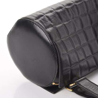 Chanel Lambskin Quilted CC Chocolate Bar Shoulder Bag Black 8 of 10