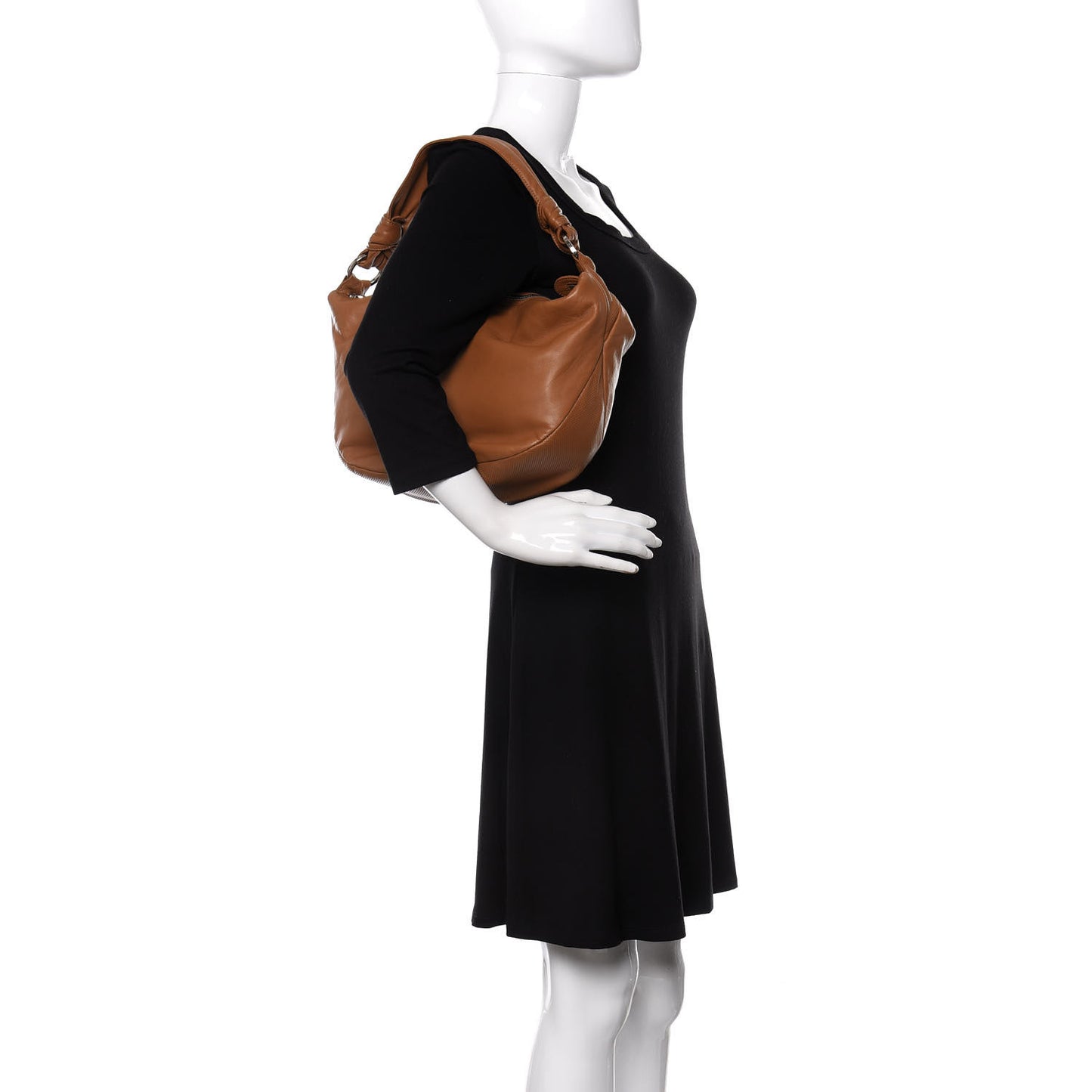 Calfskin Hobo Caramel