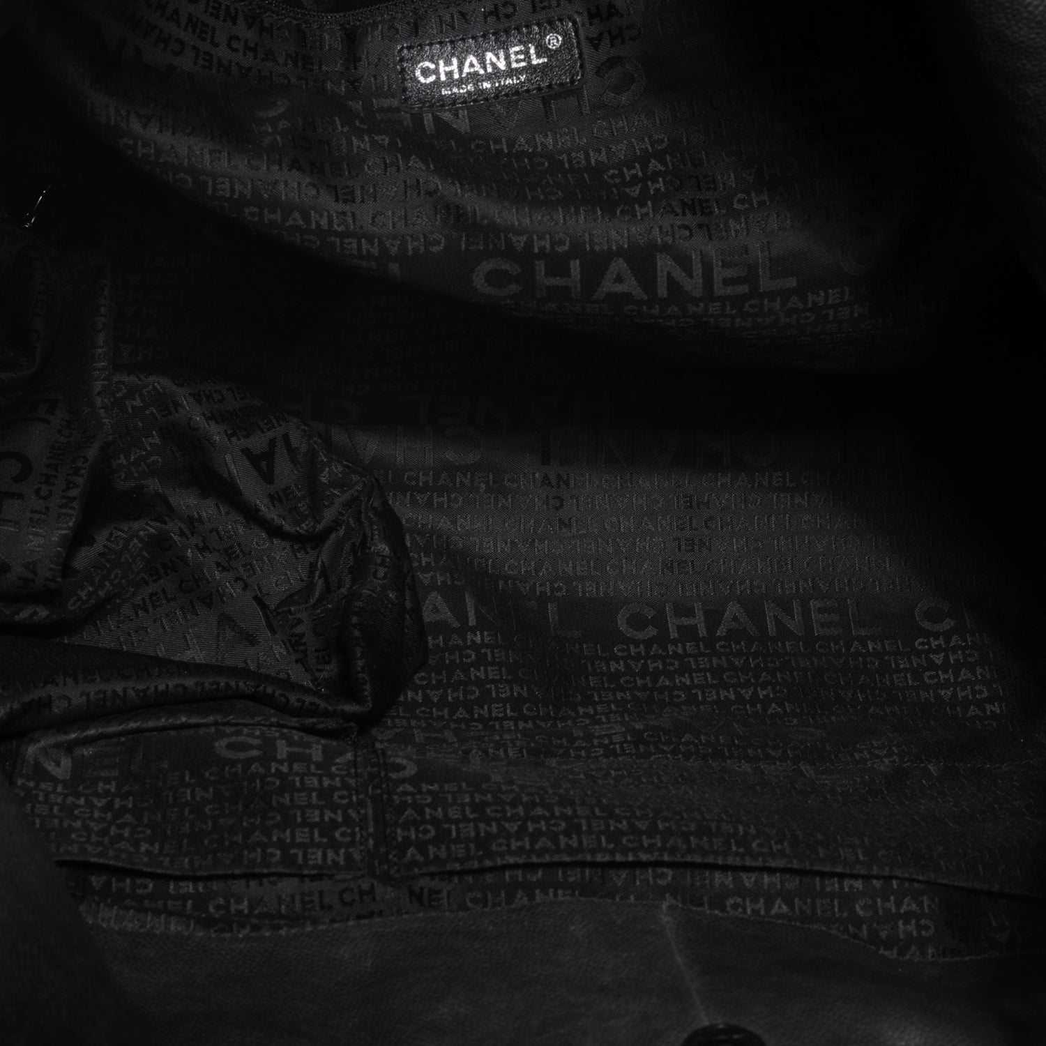 Chanel Distressed Caviar XL Coco Cabas Black 5 of 7