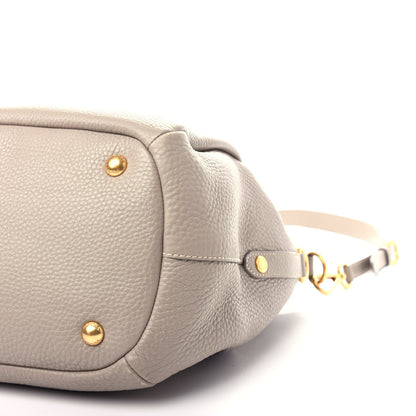 Prada Vitello Daino Shoulder Bag Argilla 9 of 10