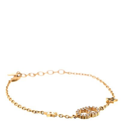Christian Dior Crystal Clair D Lune Bracelet Gold 1 of 5