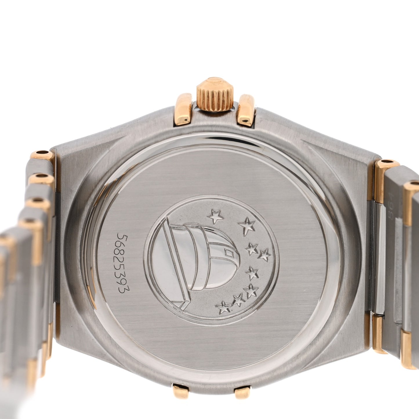 Stainless Steel 18K Yellow Gold 25mm Constellation Quartz Watch White 1372.30.00