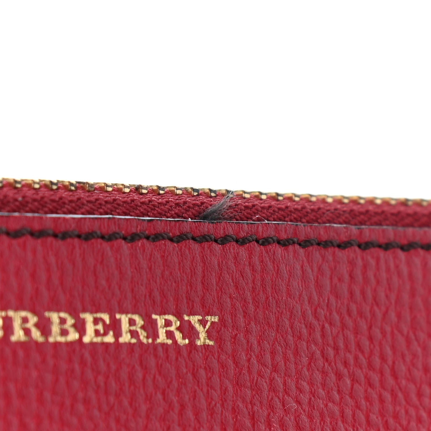 Burberry House Check Derby Peyton Crossbody Clutch Bag Red 10 of 10