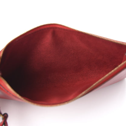 Louis Vuitton Epi Pochette Accessories 24 Rouge 5 of 11