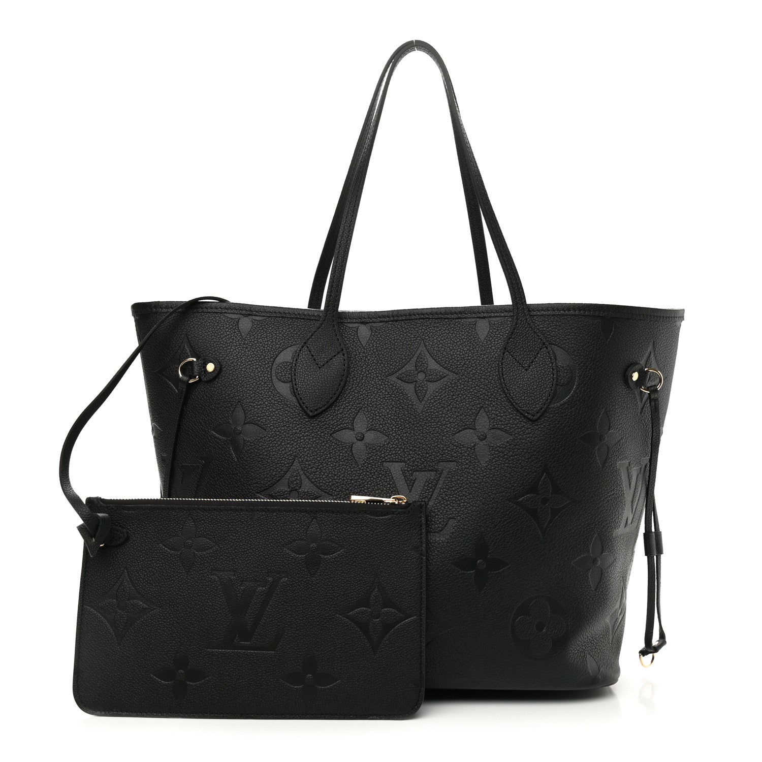 Louis Vuitton Empreinte Monogram Giant Neverfull MM Black 1 of 10