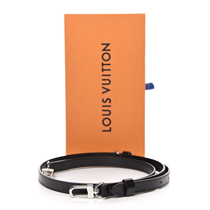 Louis Vuitton Calfskin 16mm Adjustable Shoulder Strap Black 6 of 6