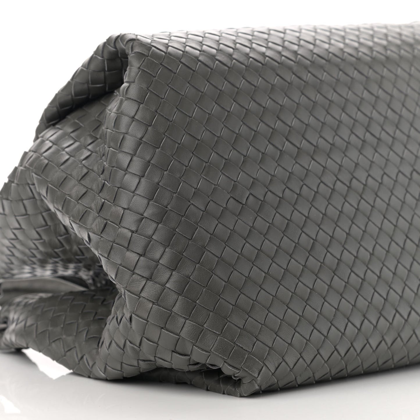 Nappa Intrecciato Parachute Bag Grey