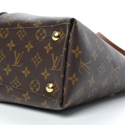 Louis Vuitton Monogram V Tote MM Black 10 of 11