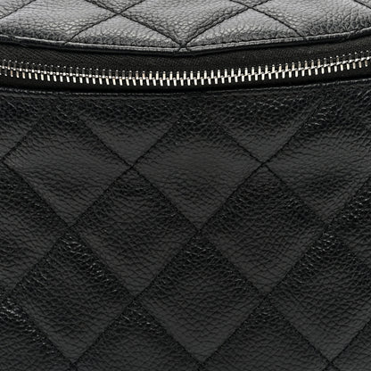 Chanel Grained Calfskin Quilted Waist Belt Bag Black 8 of 10