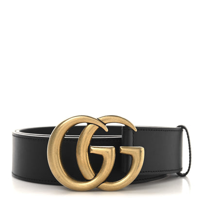Gucci Calfskin Double G 40mm Belt 80 32 Black 1 of 6