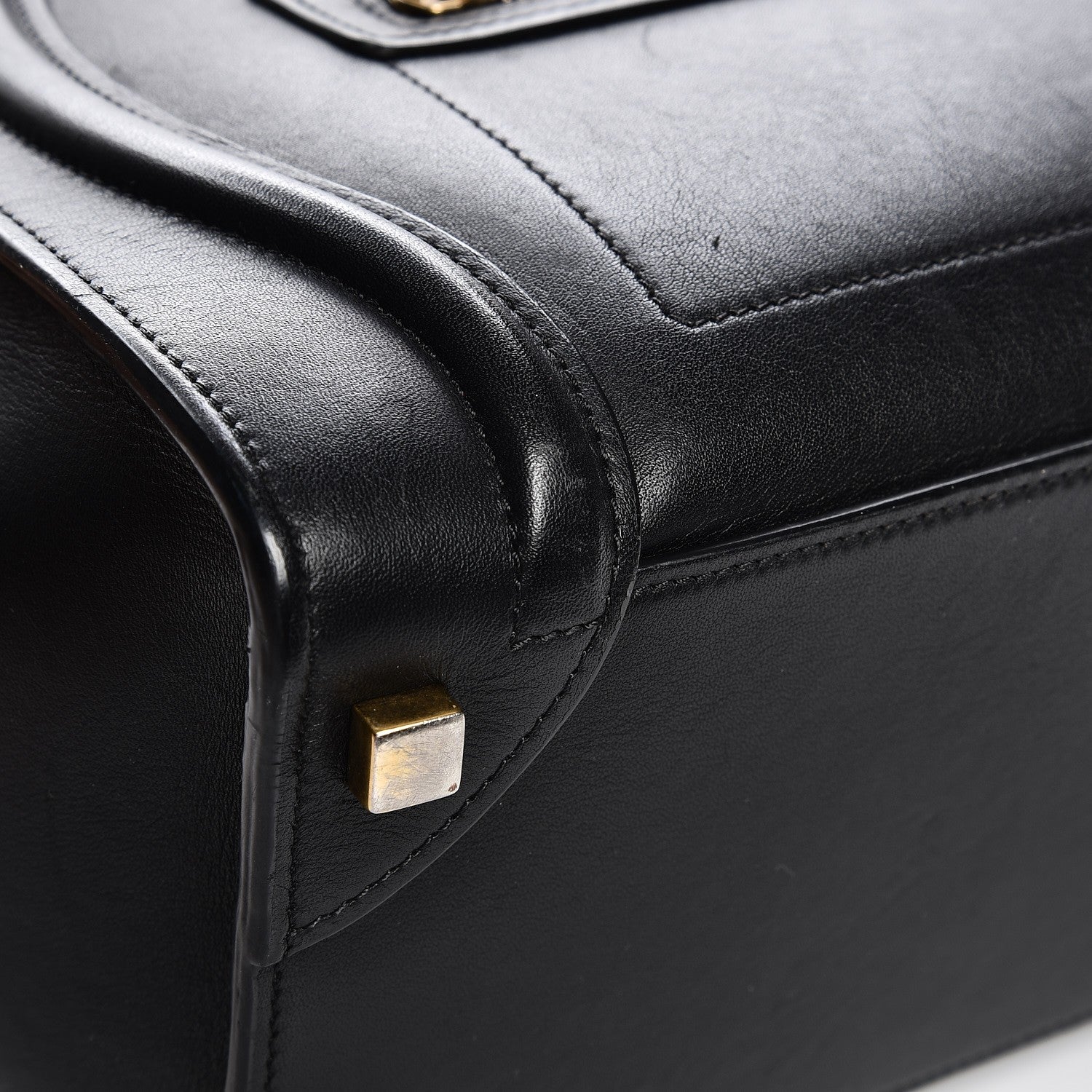 Celine Smooth Calfskin Micro Luggage Black 13 of 16