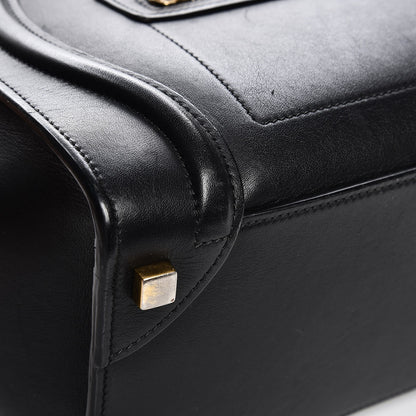 Celine Smooth Calfskin Micro Luggage Black 13 of 16