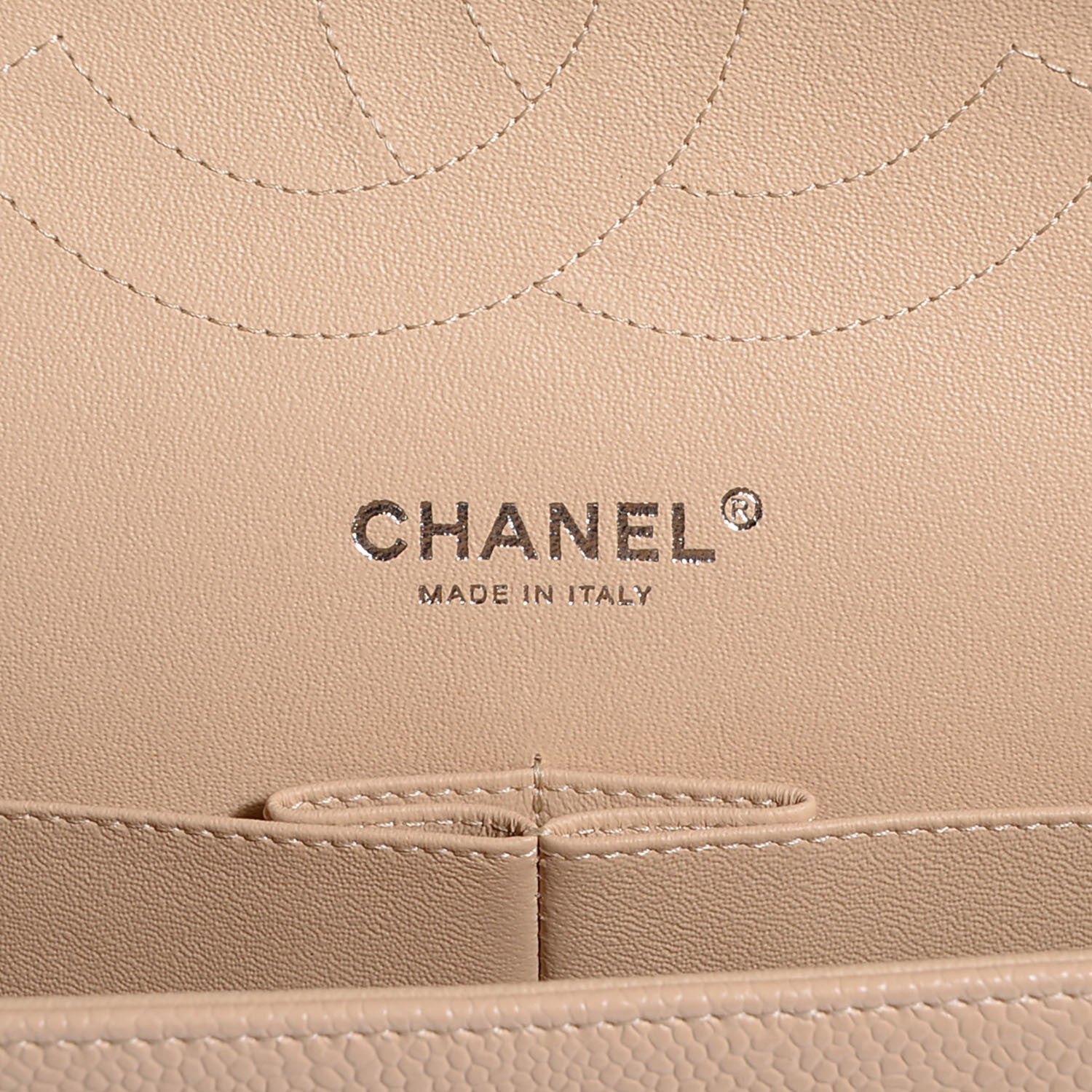 Chanel Caviar Quilted Jumbo Double Flap Beige Clair 11 of 18