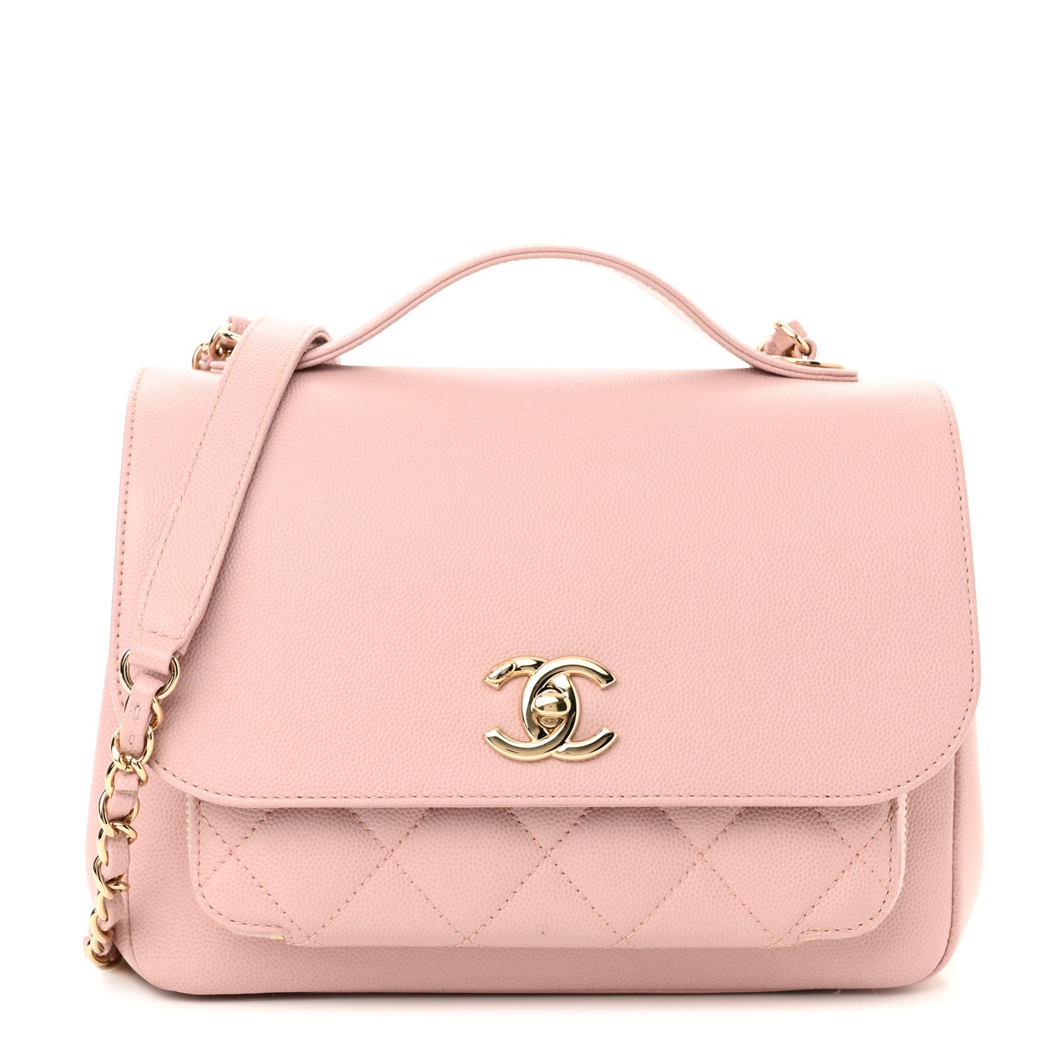 Chanel Caviar Quilted Medium Business Affinity Flap Light Pink 1 of 10