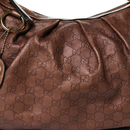 Gucci Guccissima Medium Sukey Hobo Bronze 9 of 14
