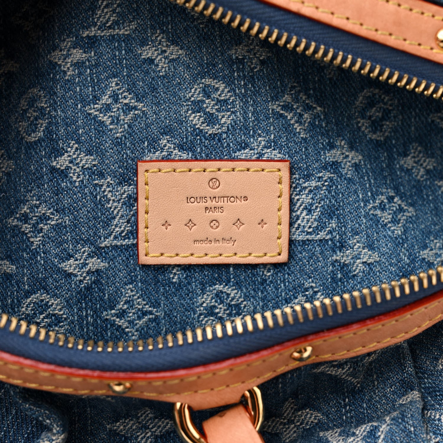 Louis Vuitton Monogram Denim High Rise Bumbag Blue 6 of 10